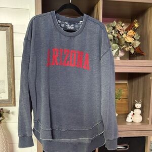 Womens XL Vintage Oversized University Arizona Sweatshirt